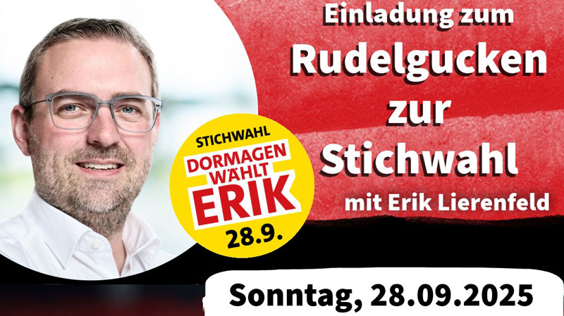 Rudelgucken mit Erik Lierenfeld – Bürgermeister-Stichwahl am 28. September